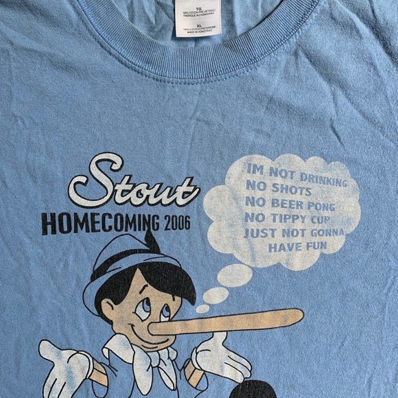 Vintage Stout Homecoming Tee🤍💙💫 - Picture 2 of 3